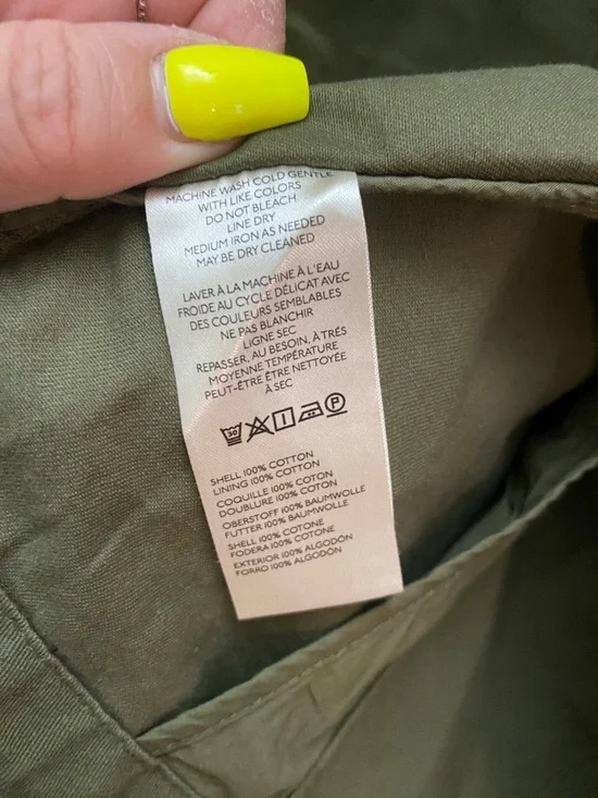 Anthropologie Pilcro cotton Utility Jacket size XL - Picture 8 of 16